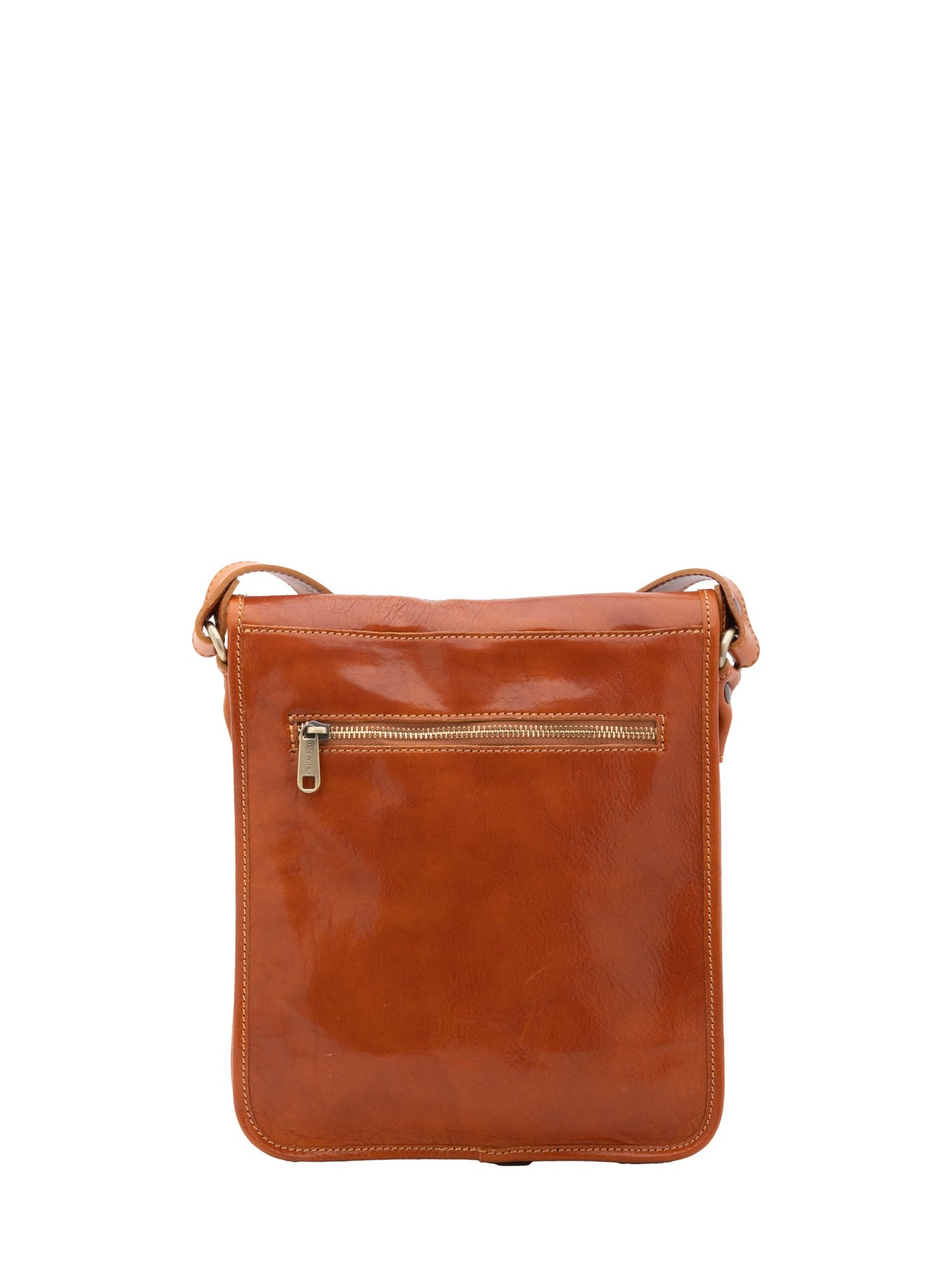 Borsa a tracolla da uomo In Vera pelle Made in Italy 29x24x9 cm