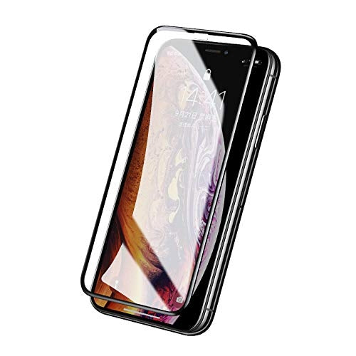 NNEDSZ 2 unità di pellicola protettiva in vetro temperato anti luce blu 2.5D per iPhone X/XS 5.8