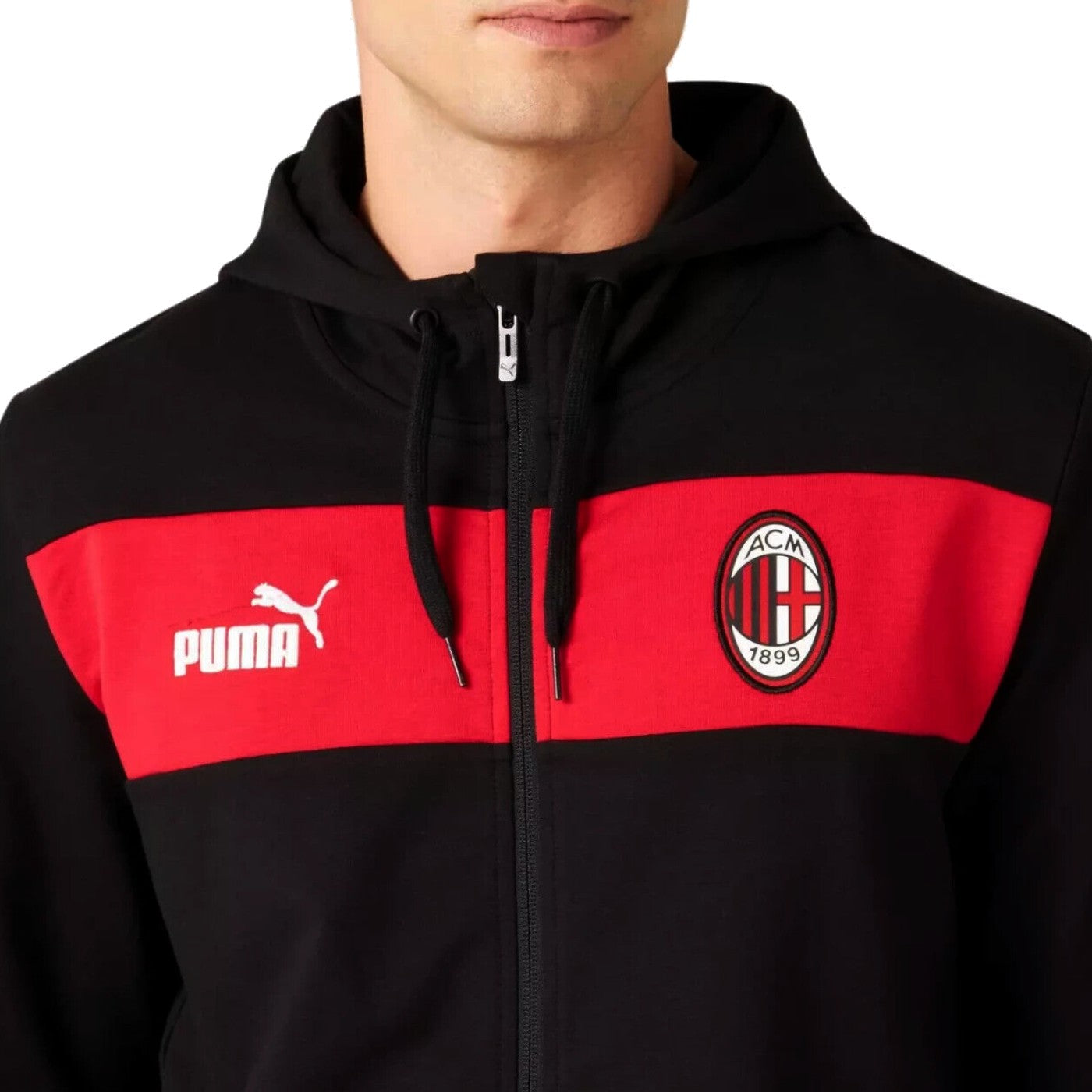 Tuta da rappresentanza in cotone per tifosi casual AC Milan 2023/24 - Puma