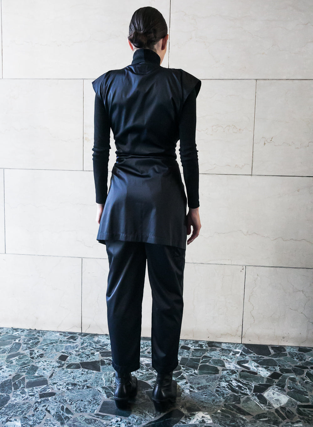 Pantaloni skinny - Nero/Oliva/Ocra Newlife