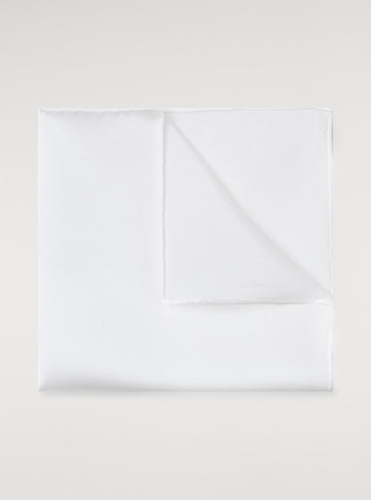 Pochette in seta tinta unita