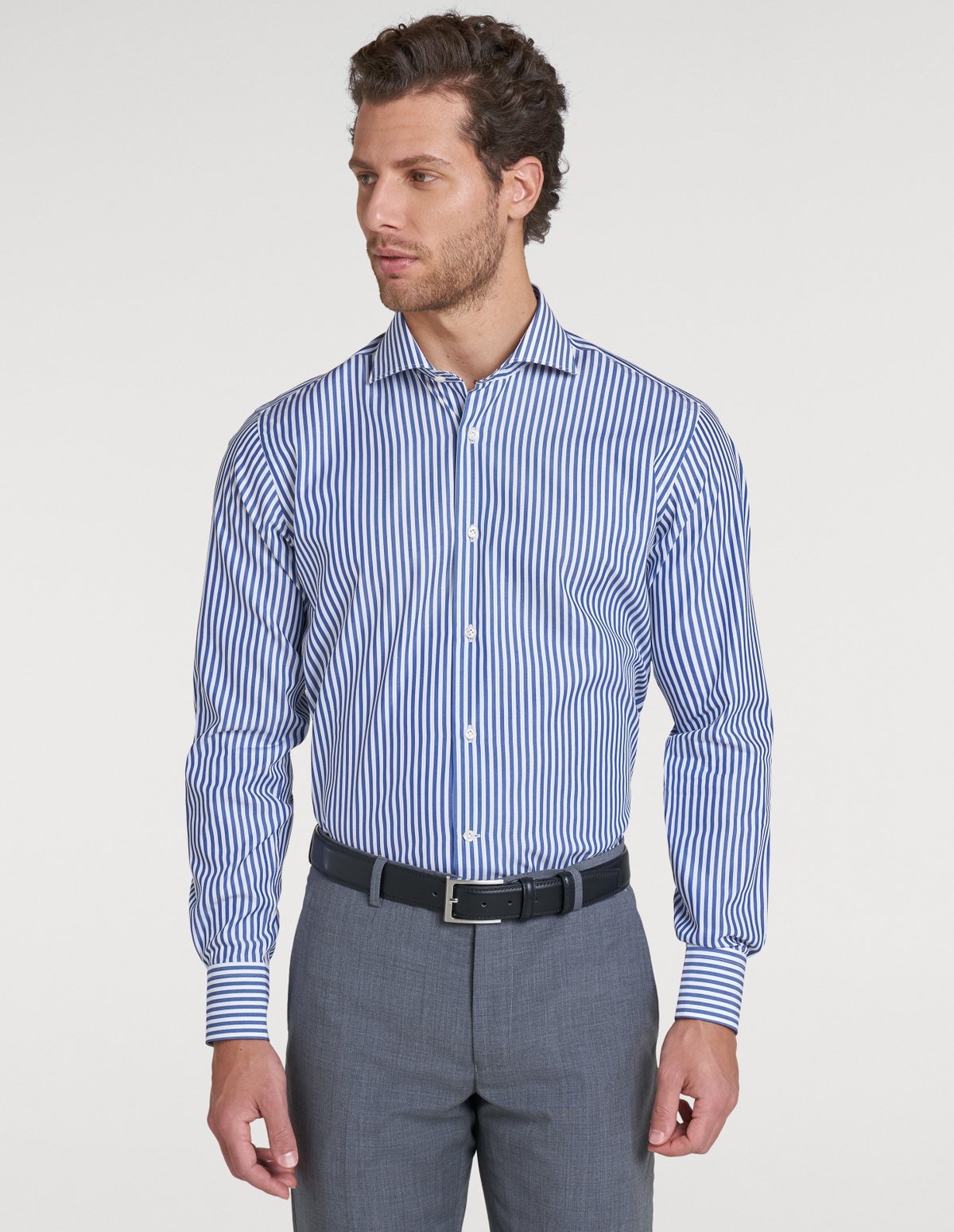 Camicia bastoncino in cotone.