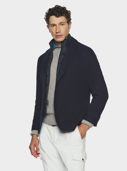 Giacca Jersey con pettorina.