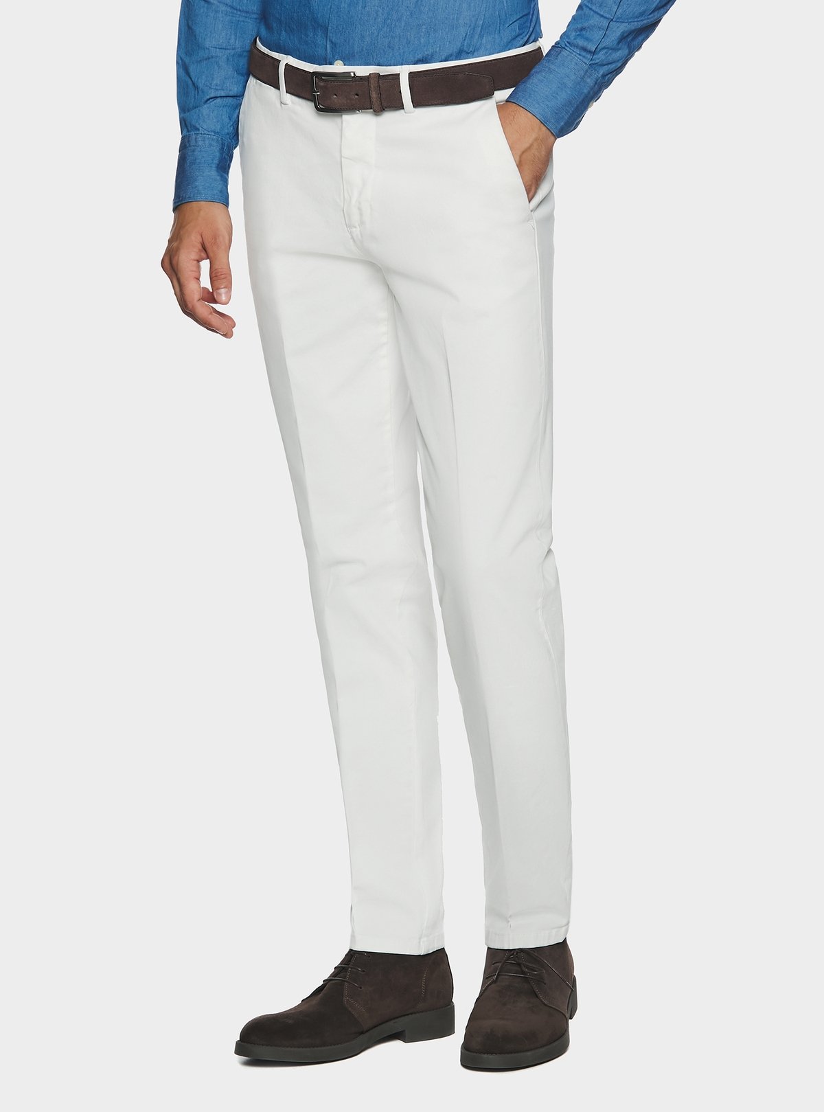 Pantalone chino tasca America in cotone