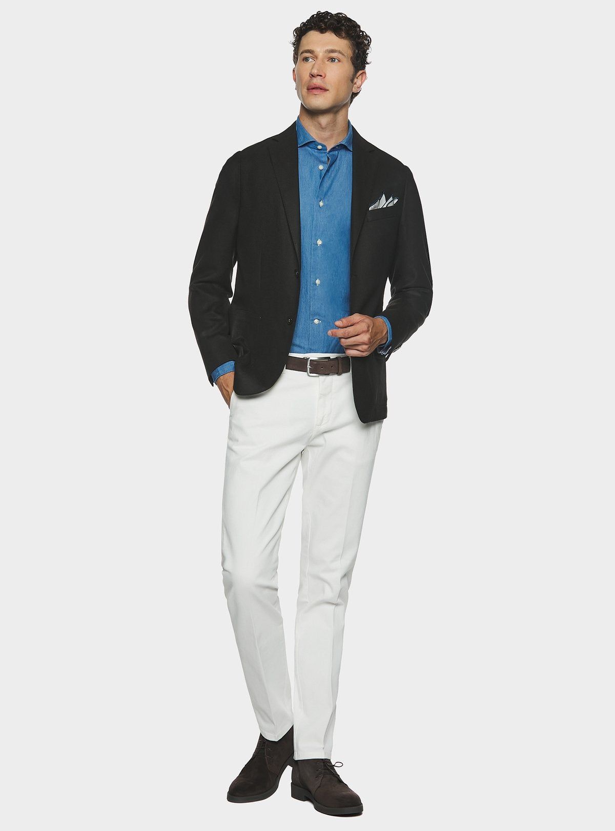 Pantalone chino tasca America in cotone