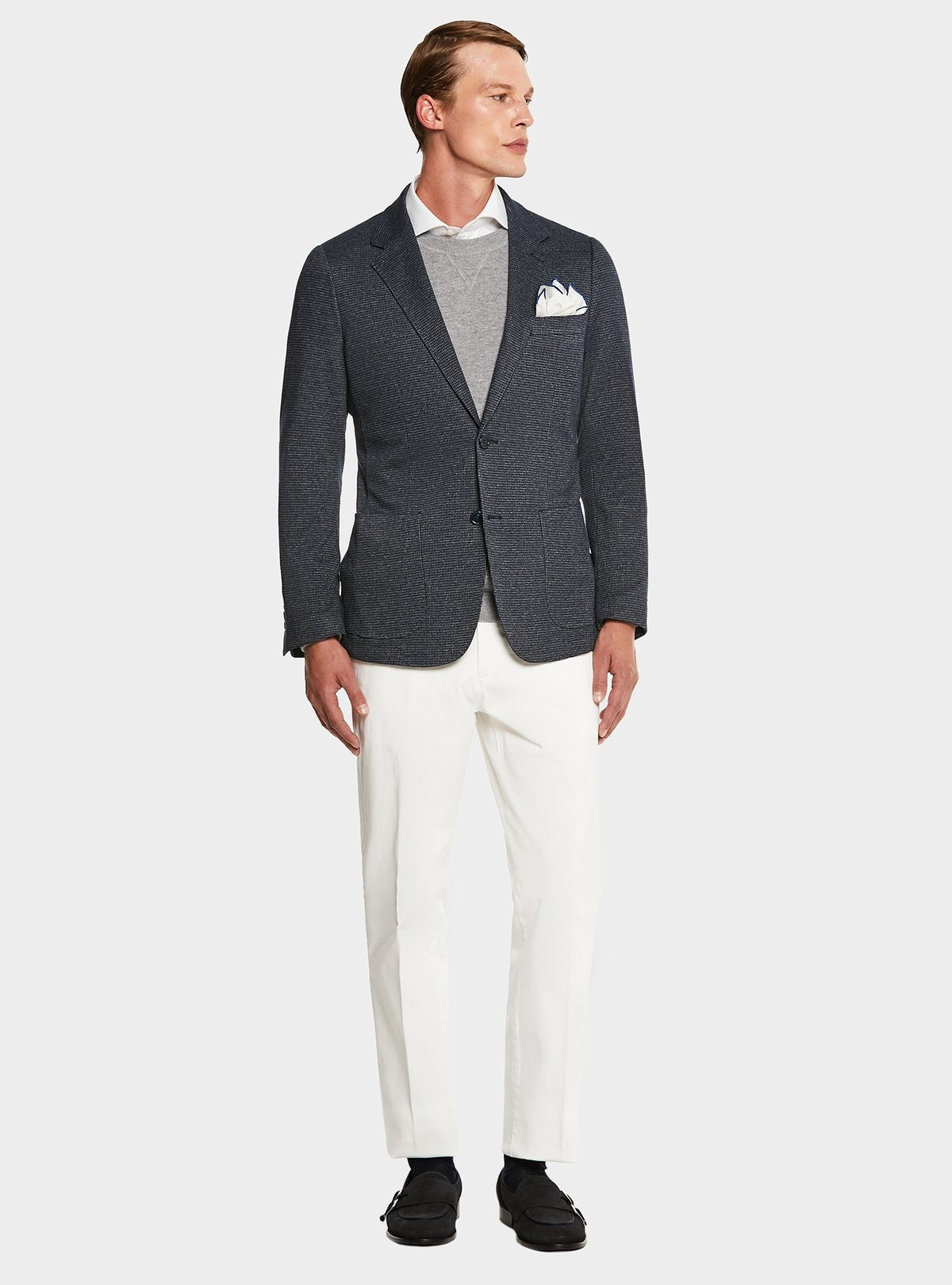 Giacca monopetto pied de poule