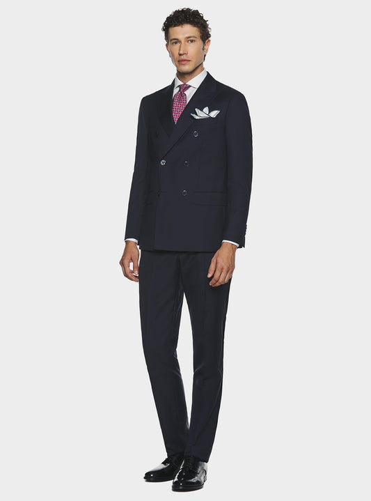 Abito doppiopetto uomo in misto lana comfort