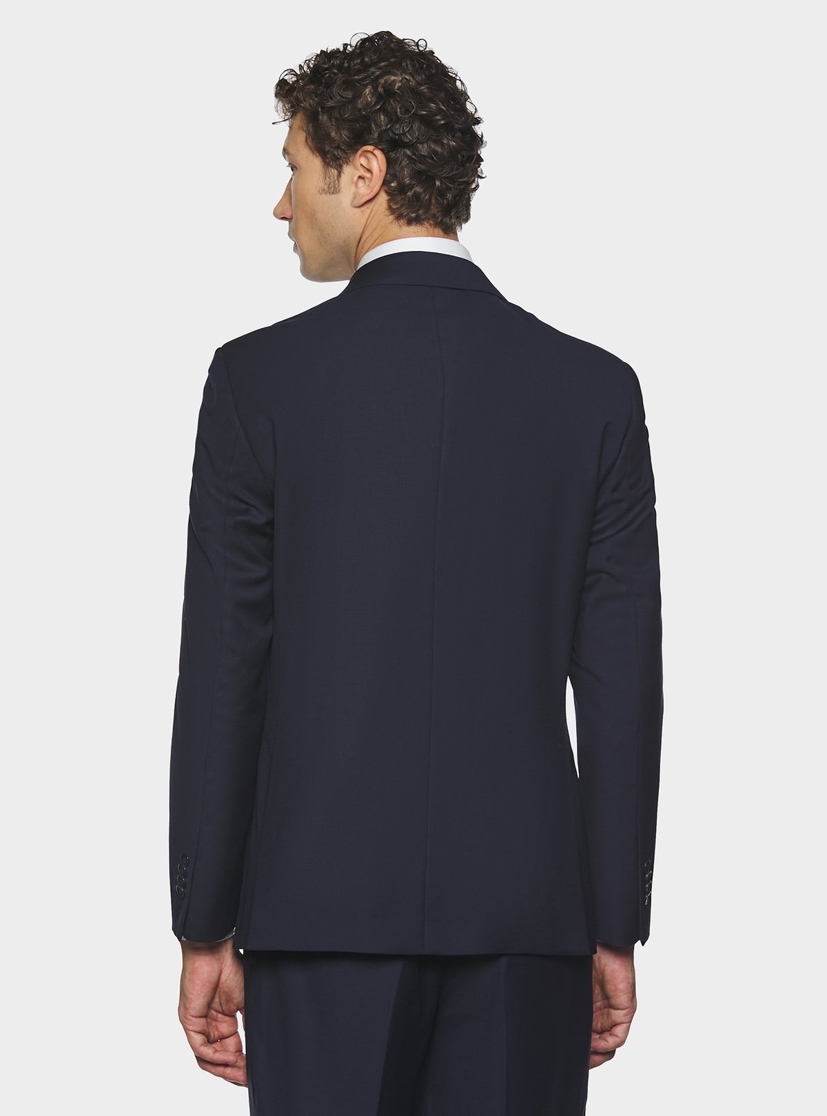 Abito doppiopetto uomo in misto lana comfort