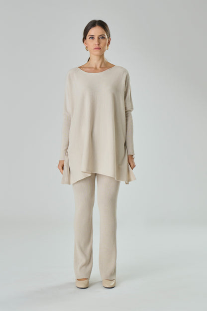 Girocollo oversize in misto Cashmere - Alyssa 