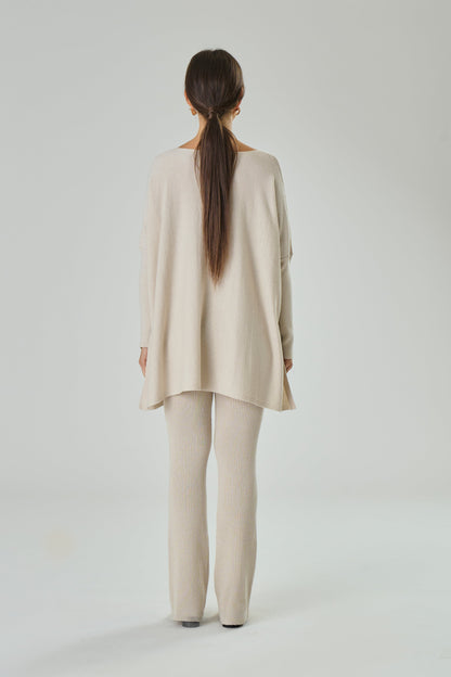 Girocollo oversize in misto Cashmere - Alyssa 