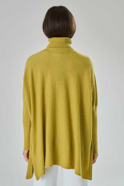 Maglione collo alto in misto cashmere - Amalia 