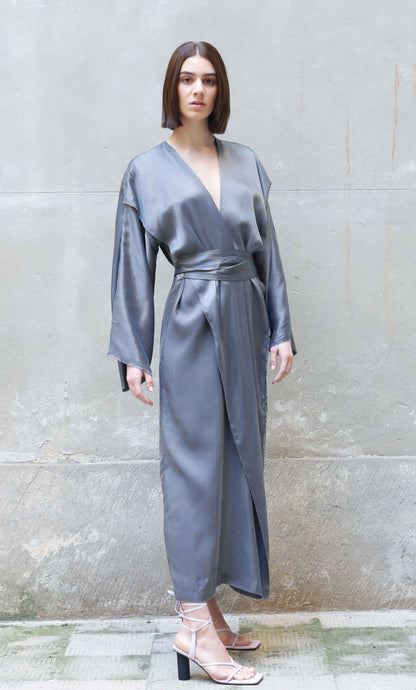 Abito kimono avvolgente Bemberg
