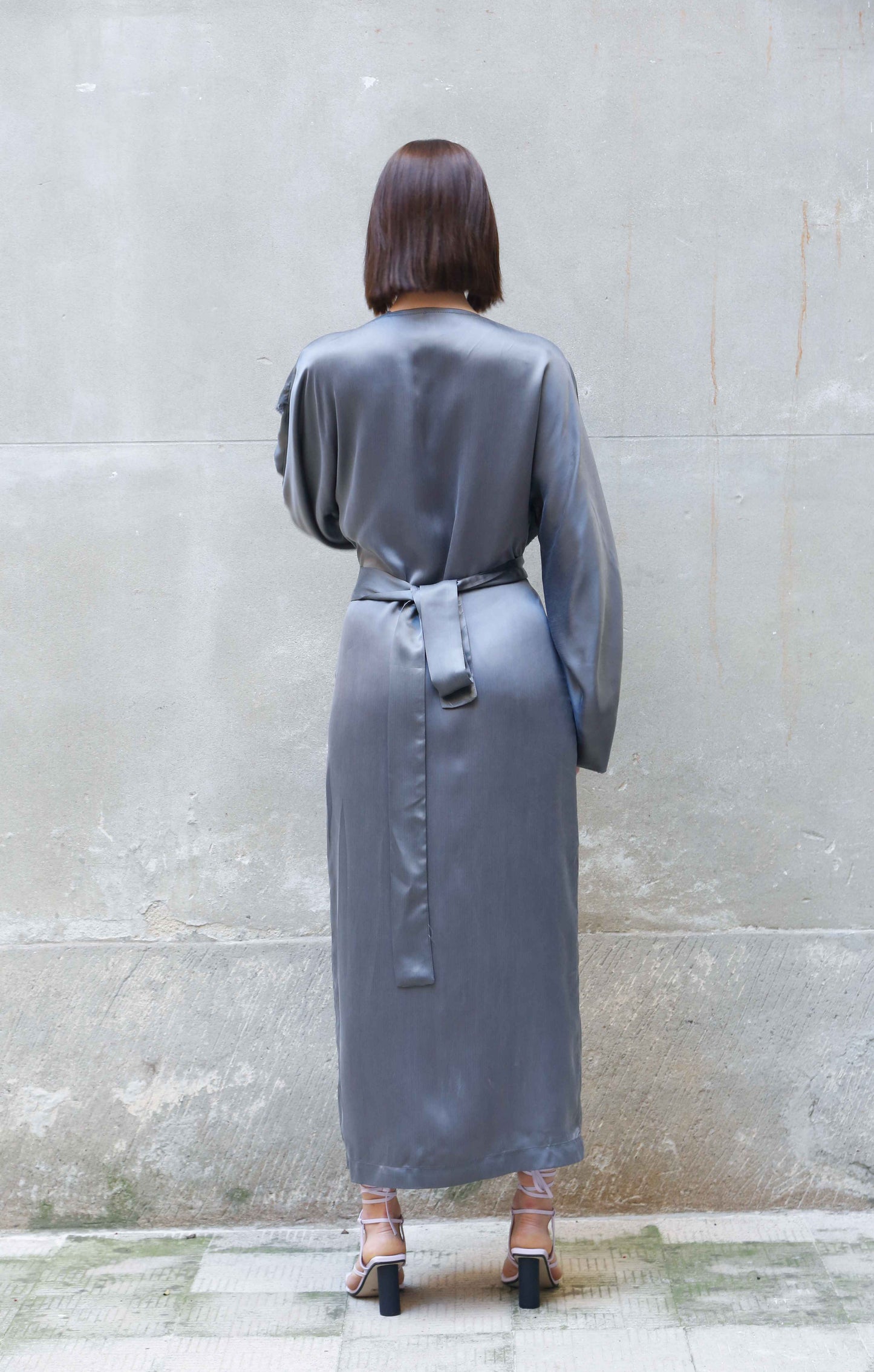 Abito kimono avvolgente Bemberg