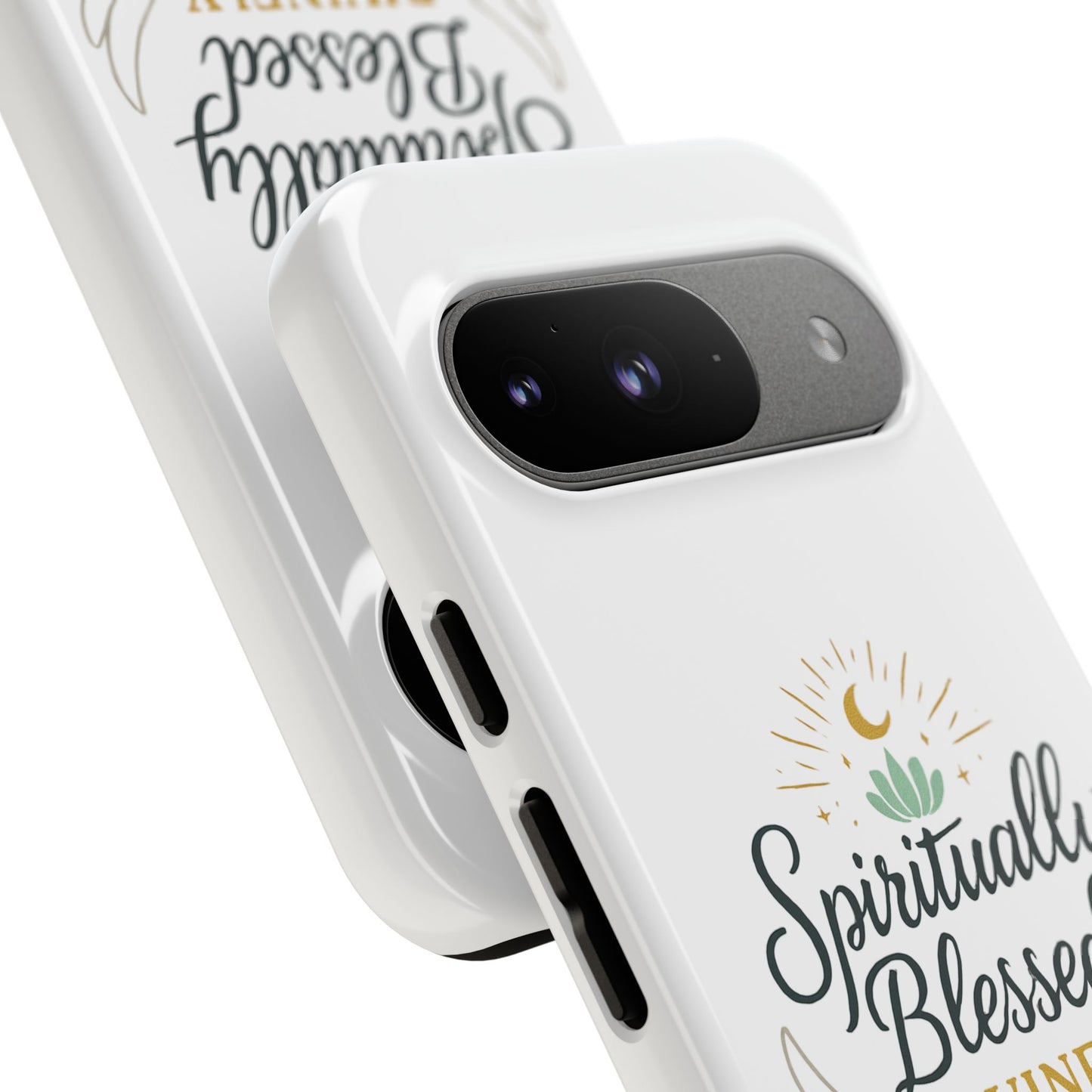 Custodia per telefono Spiritually Blessed — "Divinamente guidato, protetto e supportato"