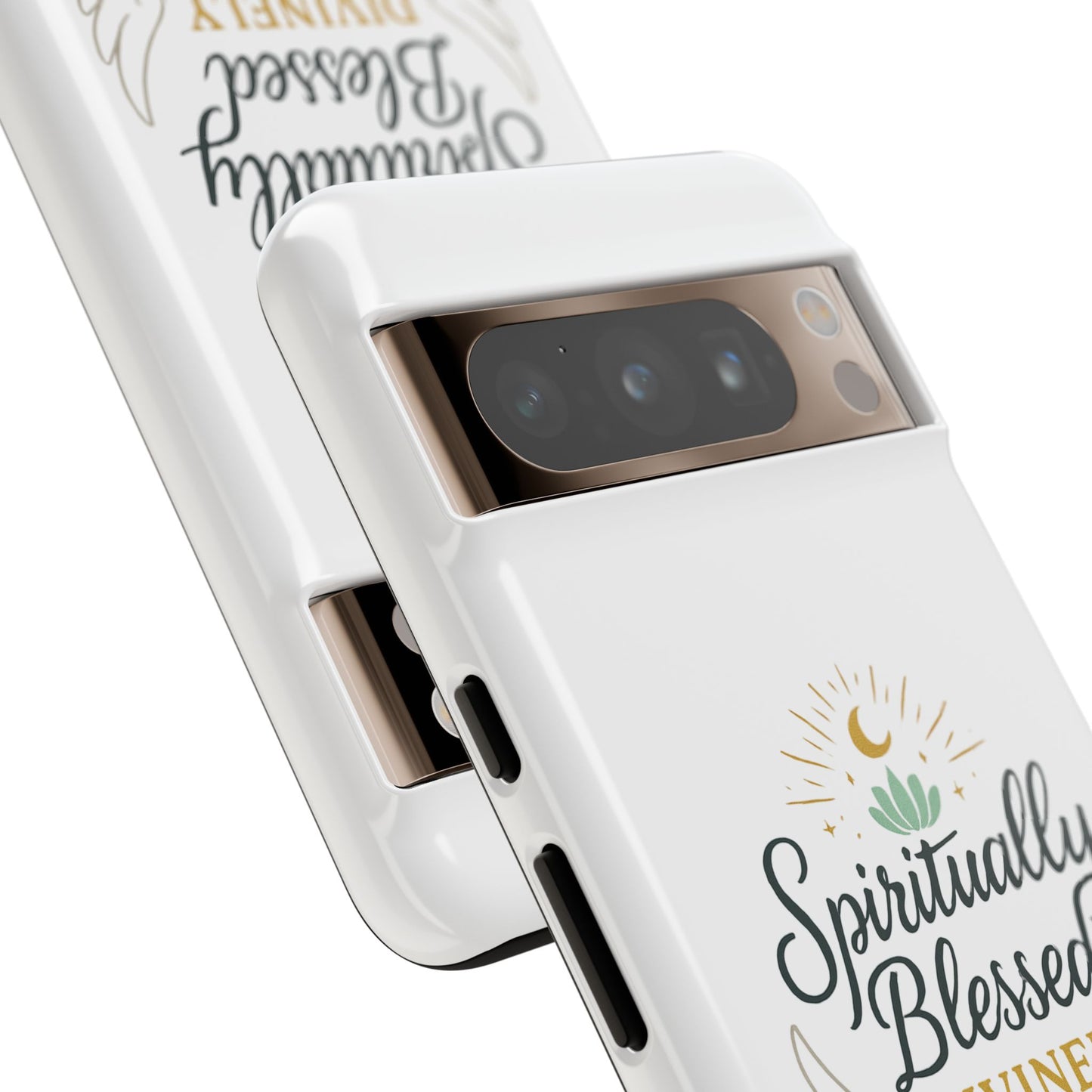 Custodia per telefono Spiritually Blessed — "Divinamente guidato, protetto e supportato"
