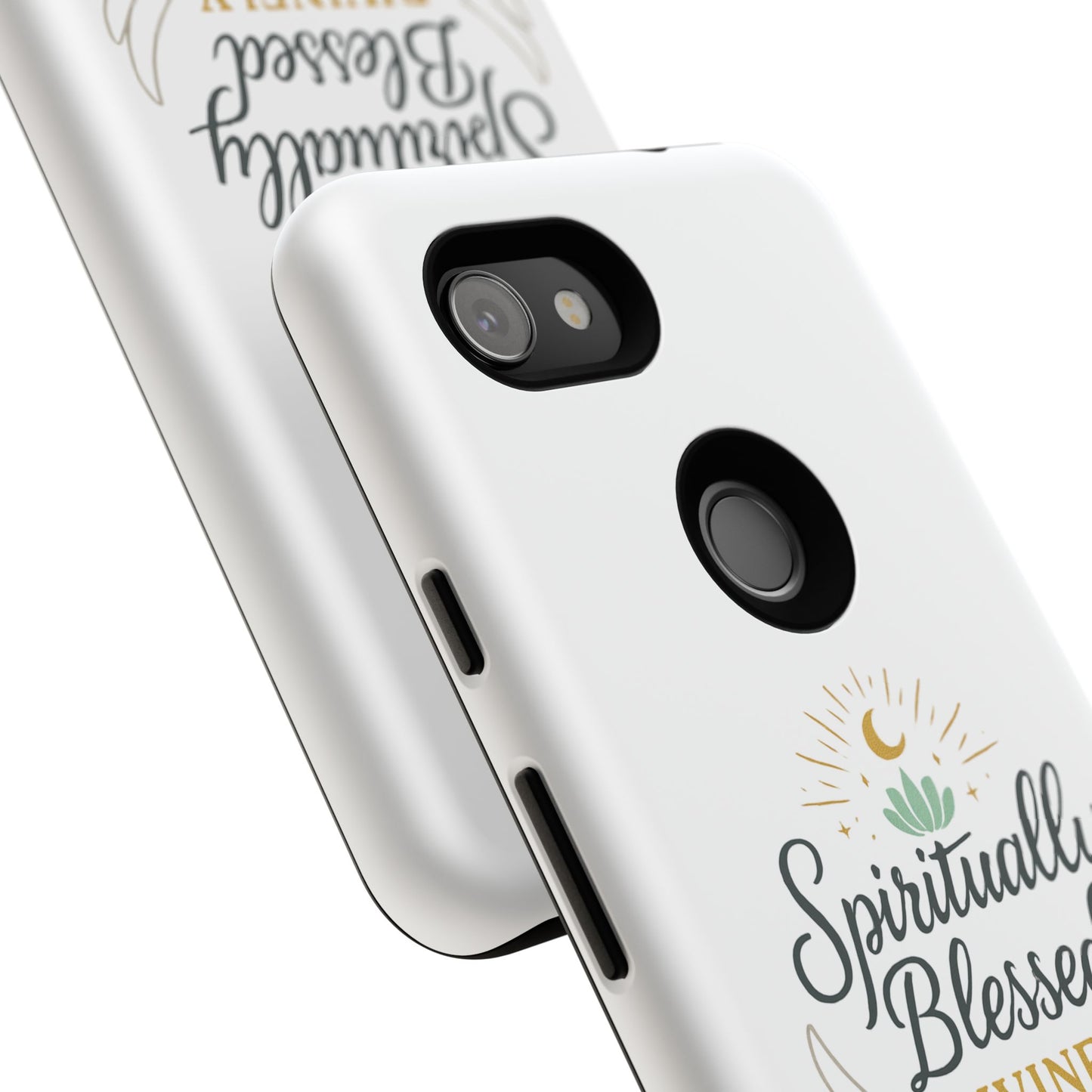Custodia per telefono Spiritually Blessed — "Divinamente guidato, protetto e supportato"