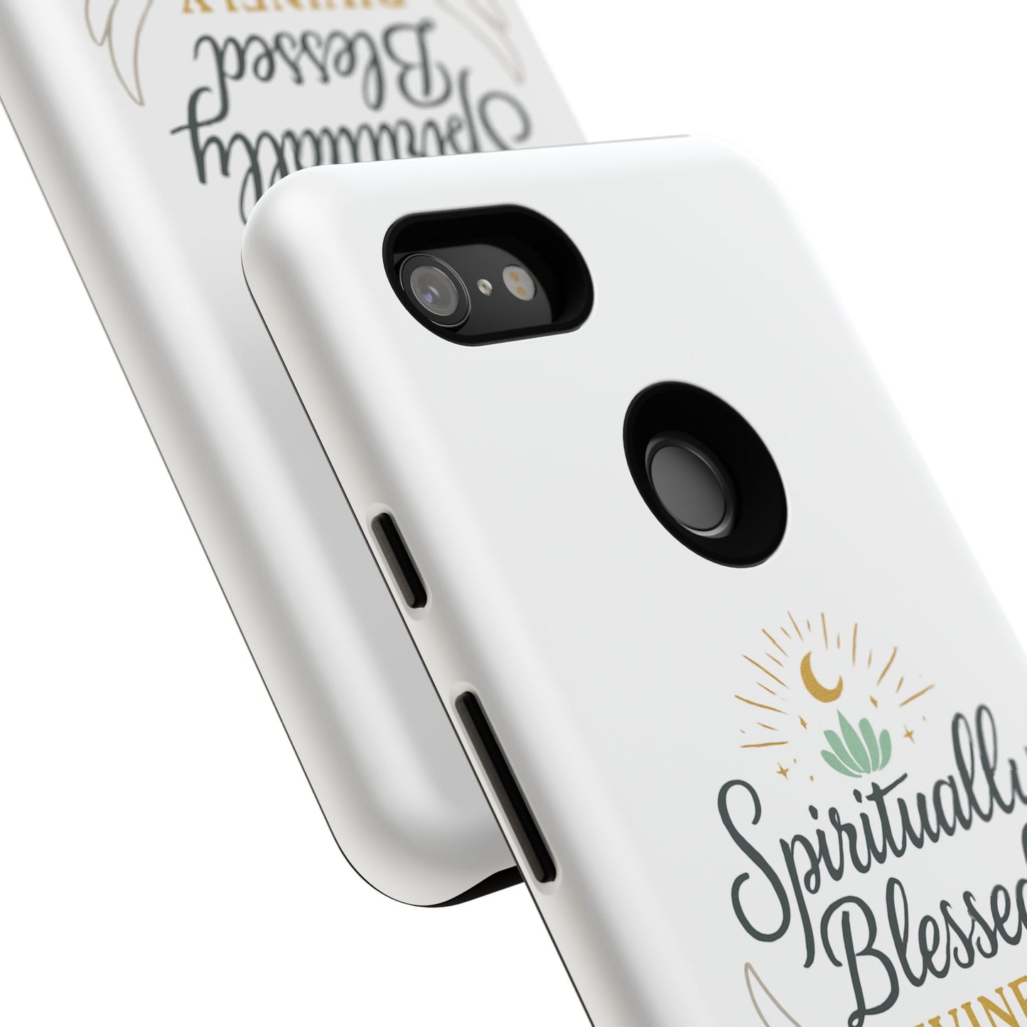 Custodia per telefono Spiritually Blessed — "Divinamente guidato, protetto e supportato"