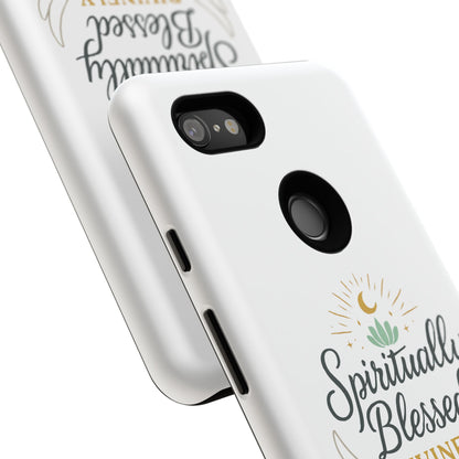 Custodia per telefono Spiritually Blessed — "Divinamente guidato, protetto e supportato"