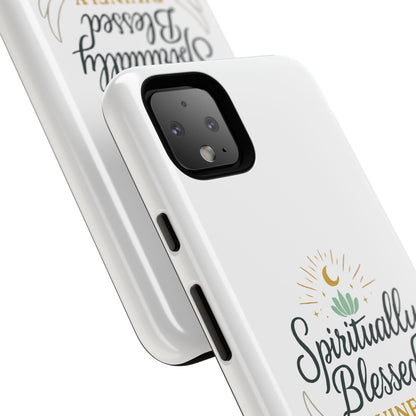 Custodia per telefono Spiritually Blessed — "Divinamente guidato, protetto e supportato"