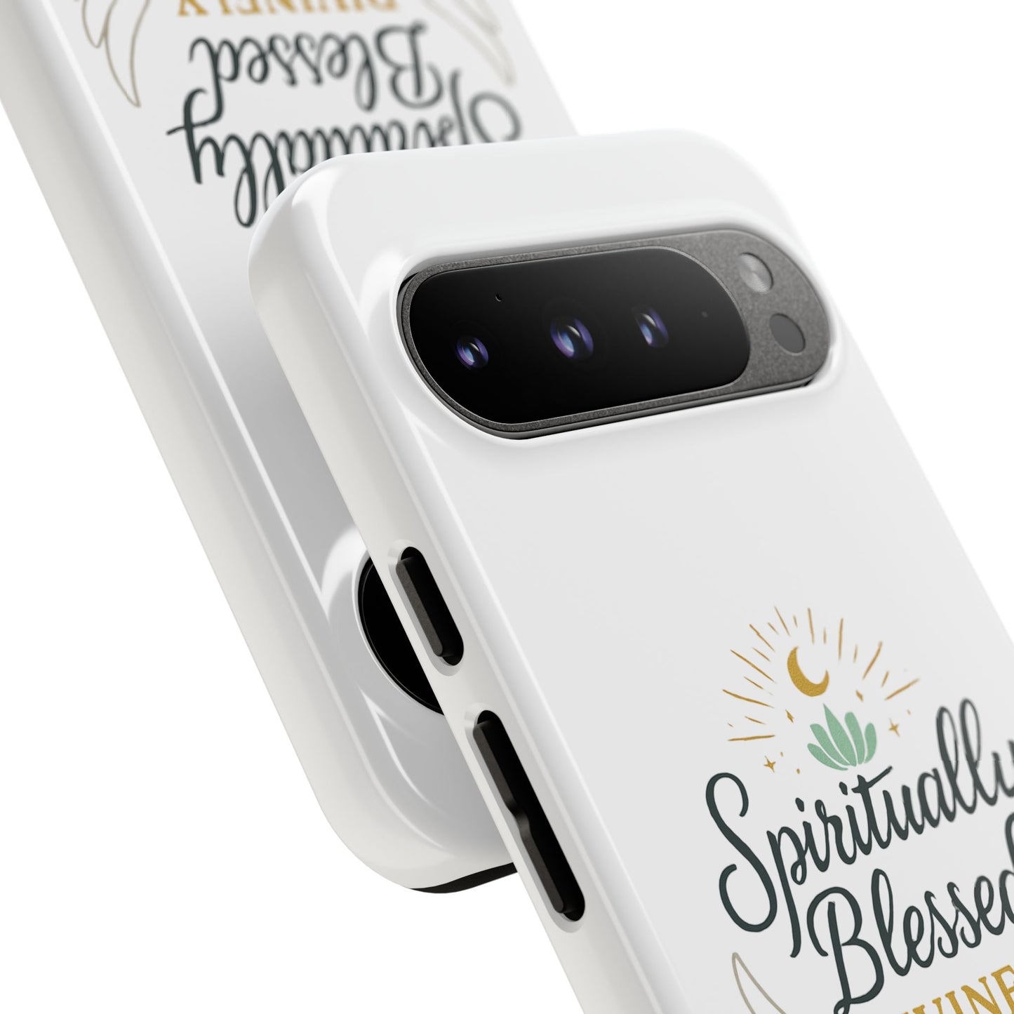Custodia per telefono Spiritually Blessed — "Divinamente guidato, protetto e supportato"