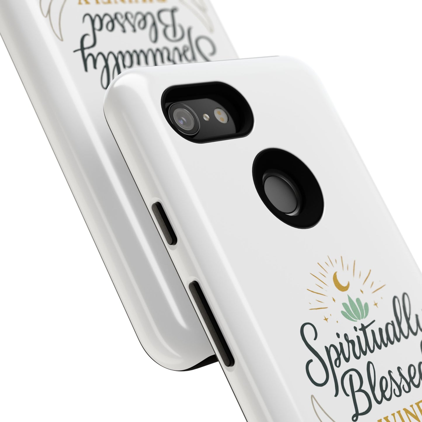 Custodia per telefono Spiritually Blessed — "Divinamente guidato, protetto e supportato"