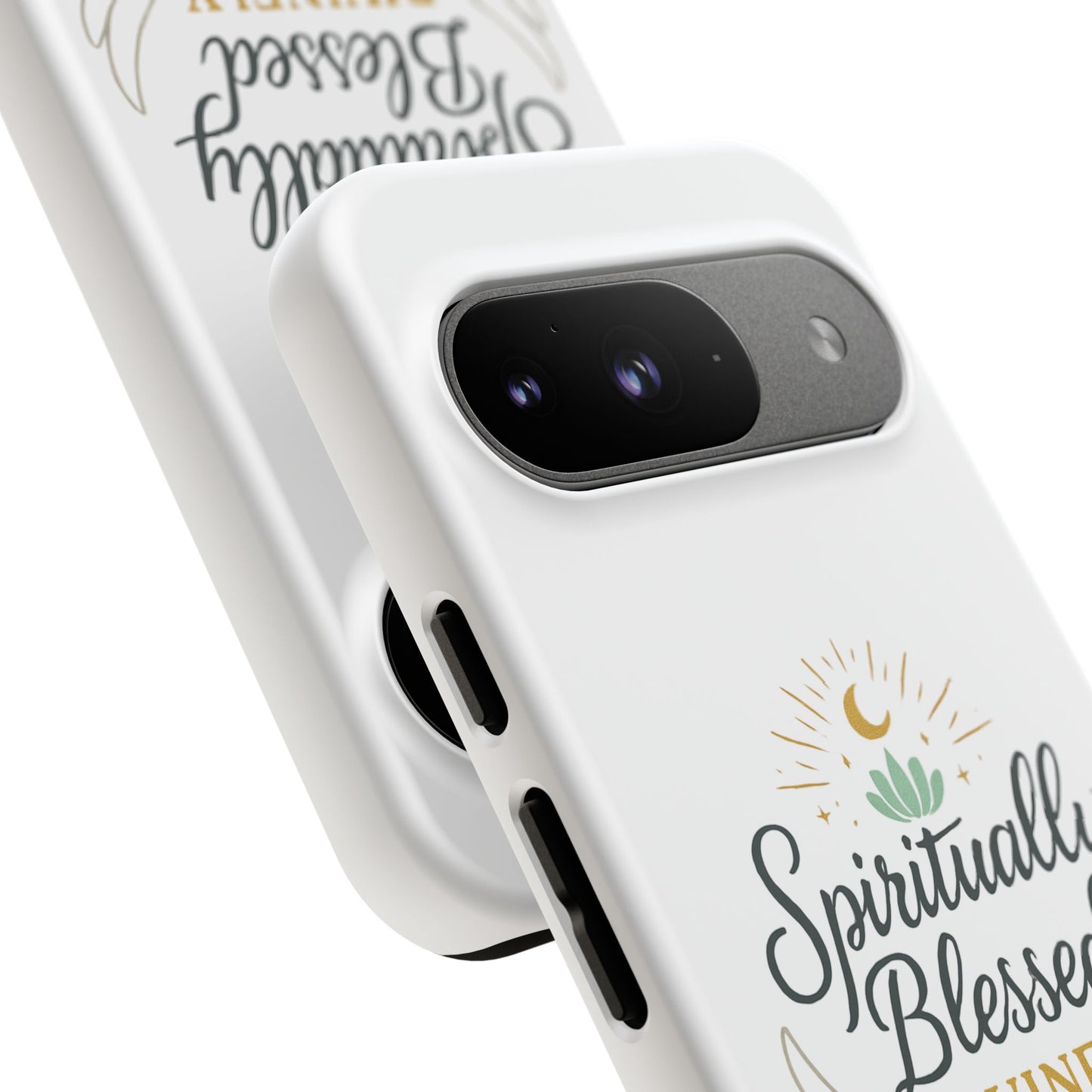 Custodia per telefono Spiritually Blessed — "Divinamente guidato, protetto e supportato"