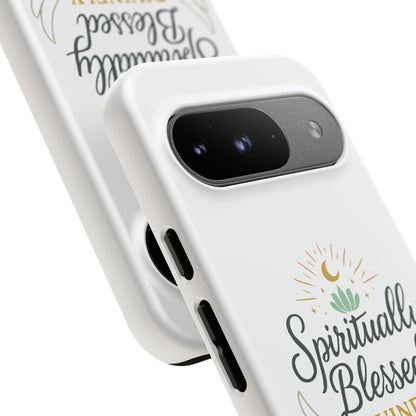 Custodia per telefono Spiritually Blessed — "Divinamente guidato, protetto e supportato"