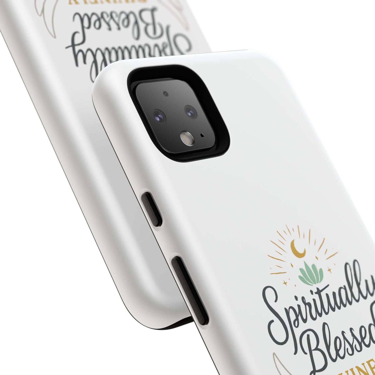 Custodia per telefono Spiritually Blessed — "Divinamente guidato, protetto e supportato"