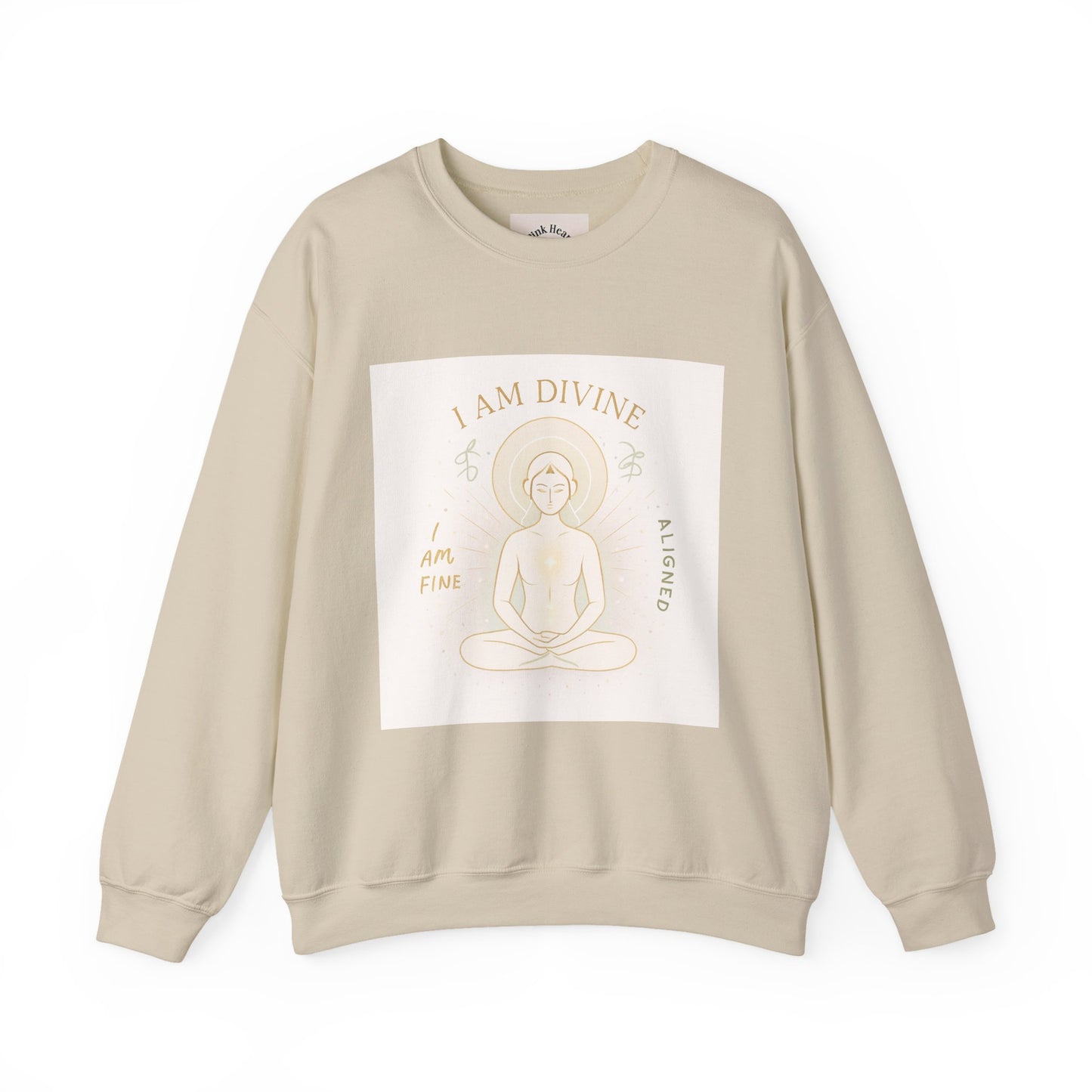 Affirmations Crewneck Sweatshirt - Divine Alignment Positive Mindset
