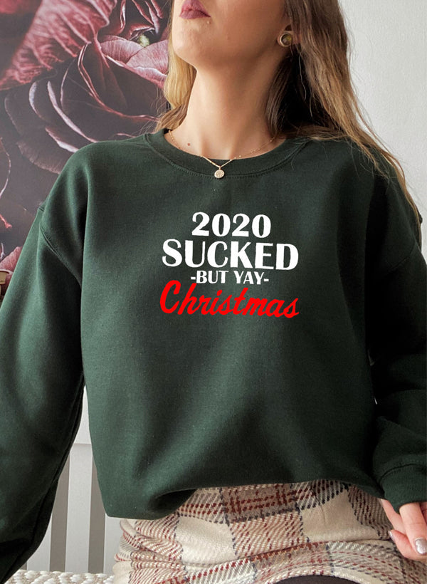 Felpa natalizia "Sucked Buy Yay" del 2020