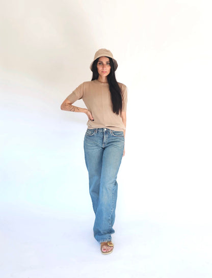 T-shirt in Maglia di Cotone - Emma