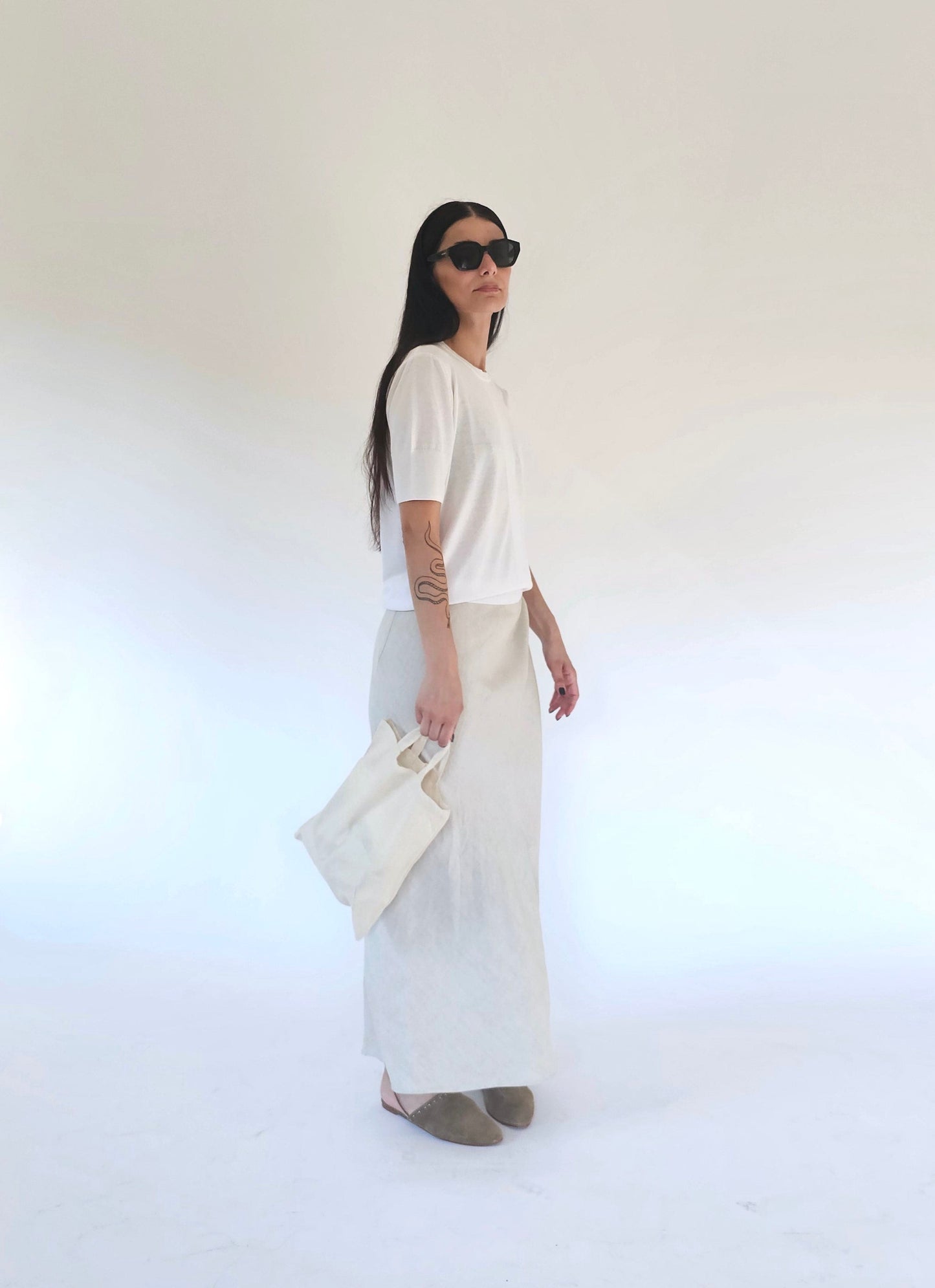 T-shirt in Maglia di Cotone - Emma