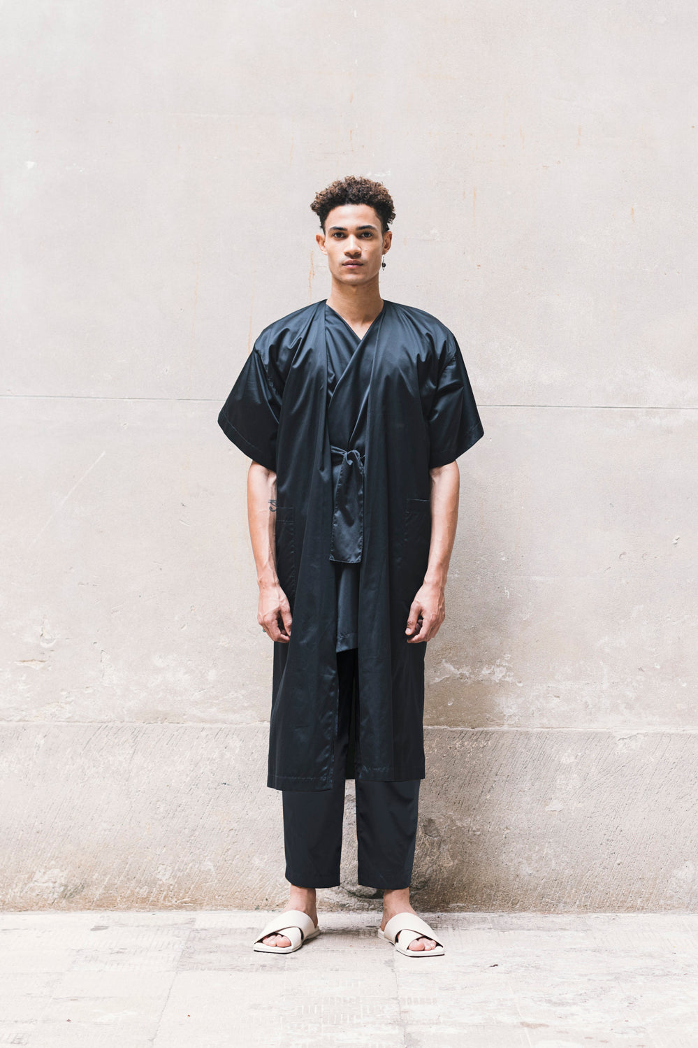 TUNICA SAMUE - Nero/Oliva/Ocra Newlife