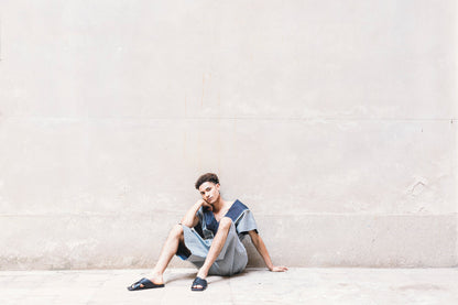 Kimono corto in denim Karategi