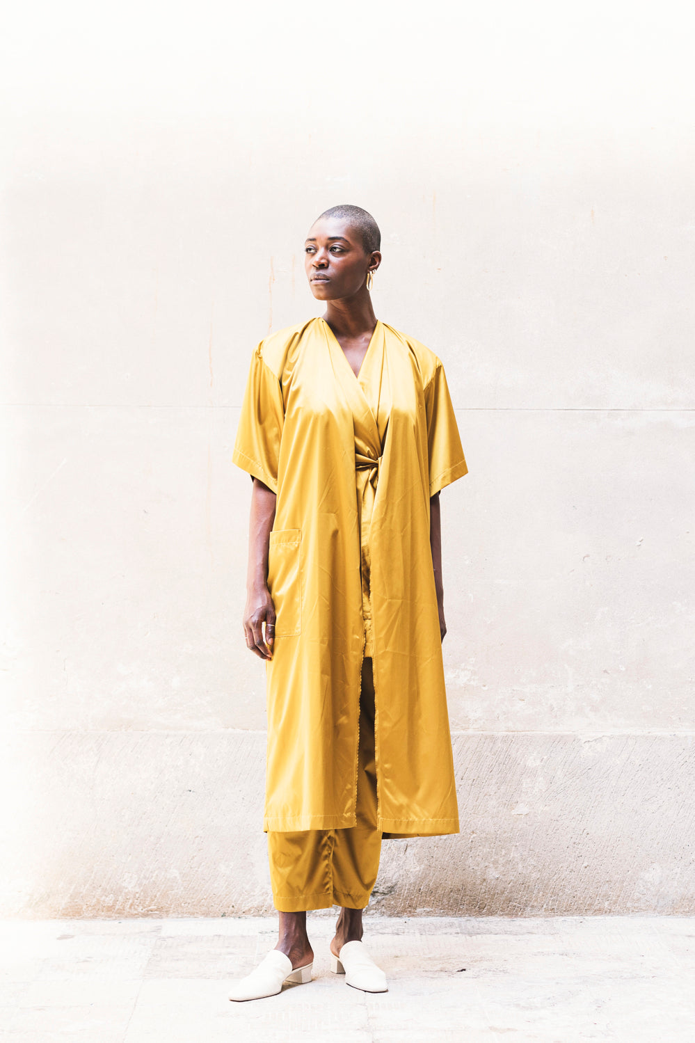 TUNICA SAMUE - Nero/Oliva/Ocra Newlife