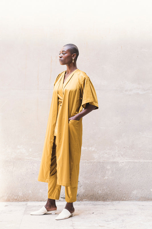 TUNICA SAMUE - Nero/Oliva/Ocra Newlife