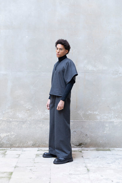 Pantaloni lunghi a gamba larga