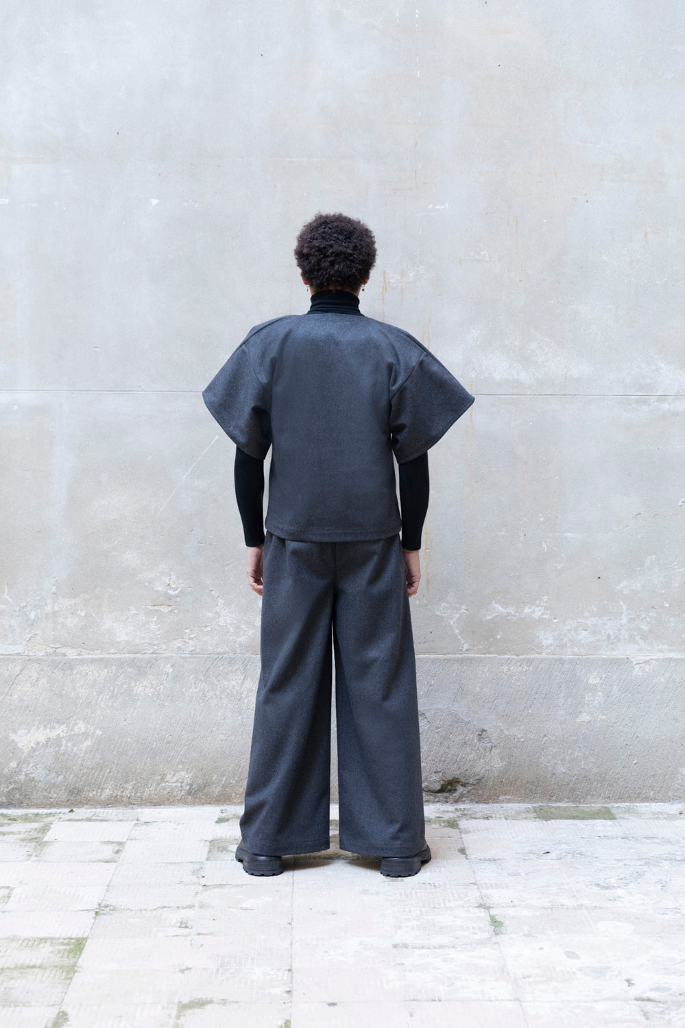 Pantaloni lunghi a gamba larga