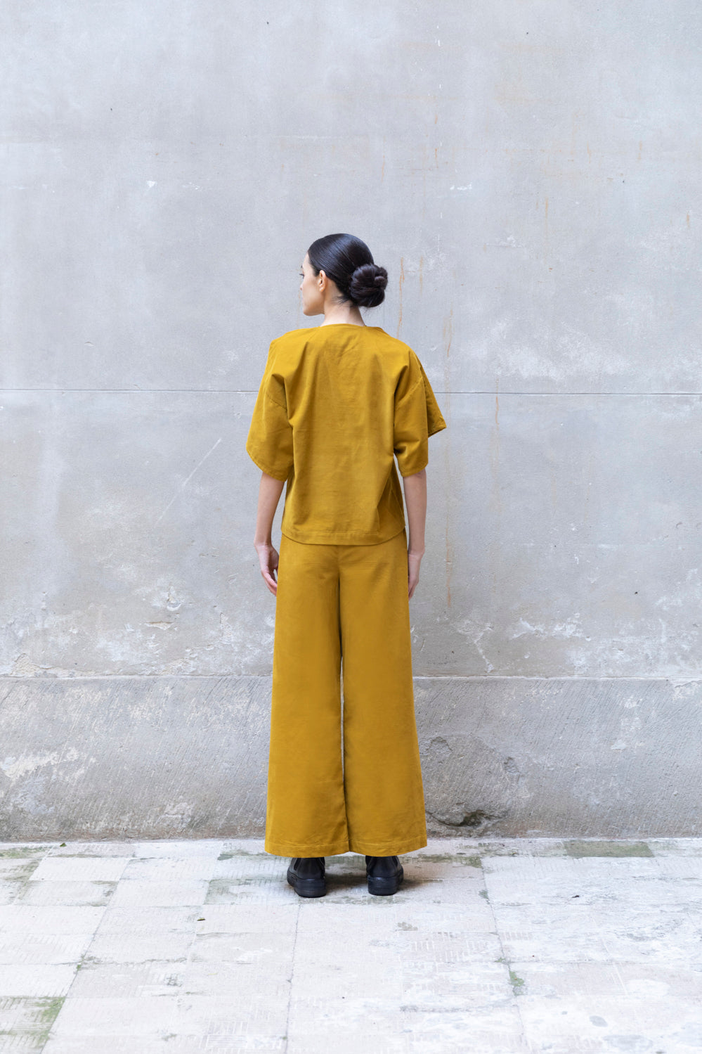 Pantaloni lunghi a gamba larga