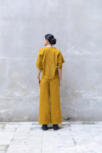 Pantaloni lunghi a gamba larga