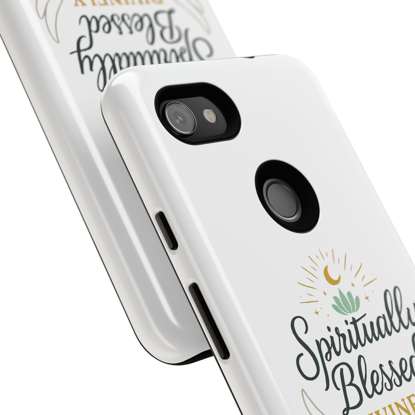 Custodia per telefono Spiritually Blessed — "Divinamente guidato, protetto e supportato"