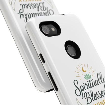 Custodia per telefono Spiritually Blessed — "Divinamente guidato, protetto e supportato"
