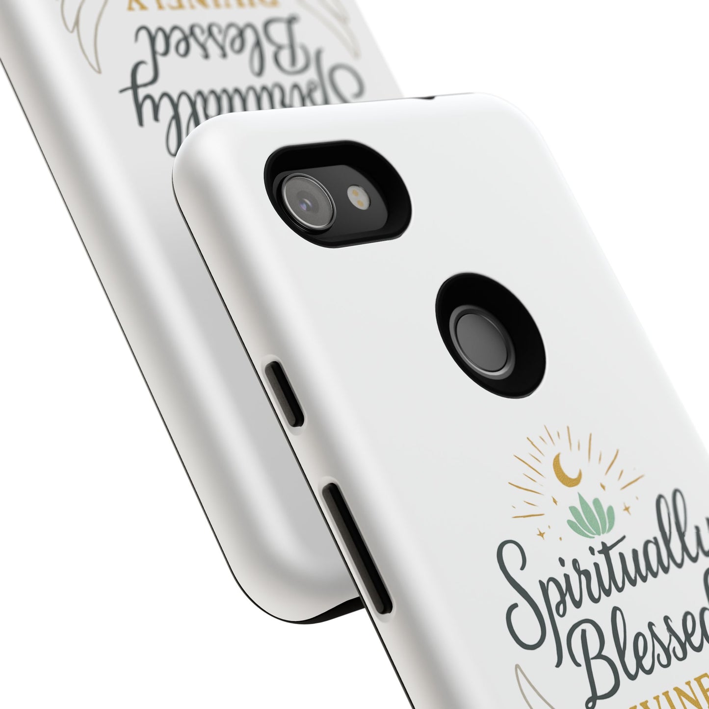 Custodia per telefono Spiritually Blessed — "Divinamente guidato, protetto e supportato"