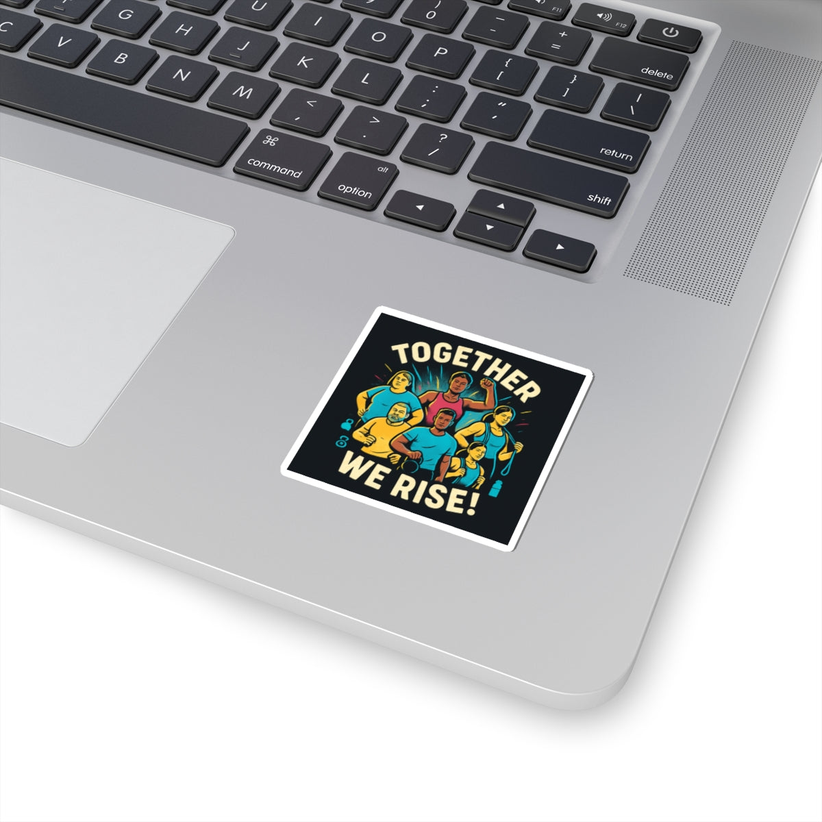 Adesivo Together We Rise — Adesivo fustellato per l'emancipazione e la comunità