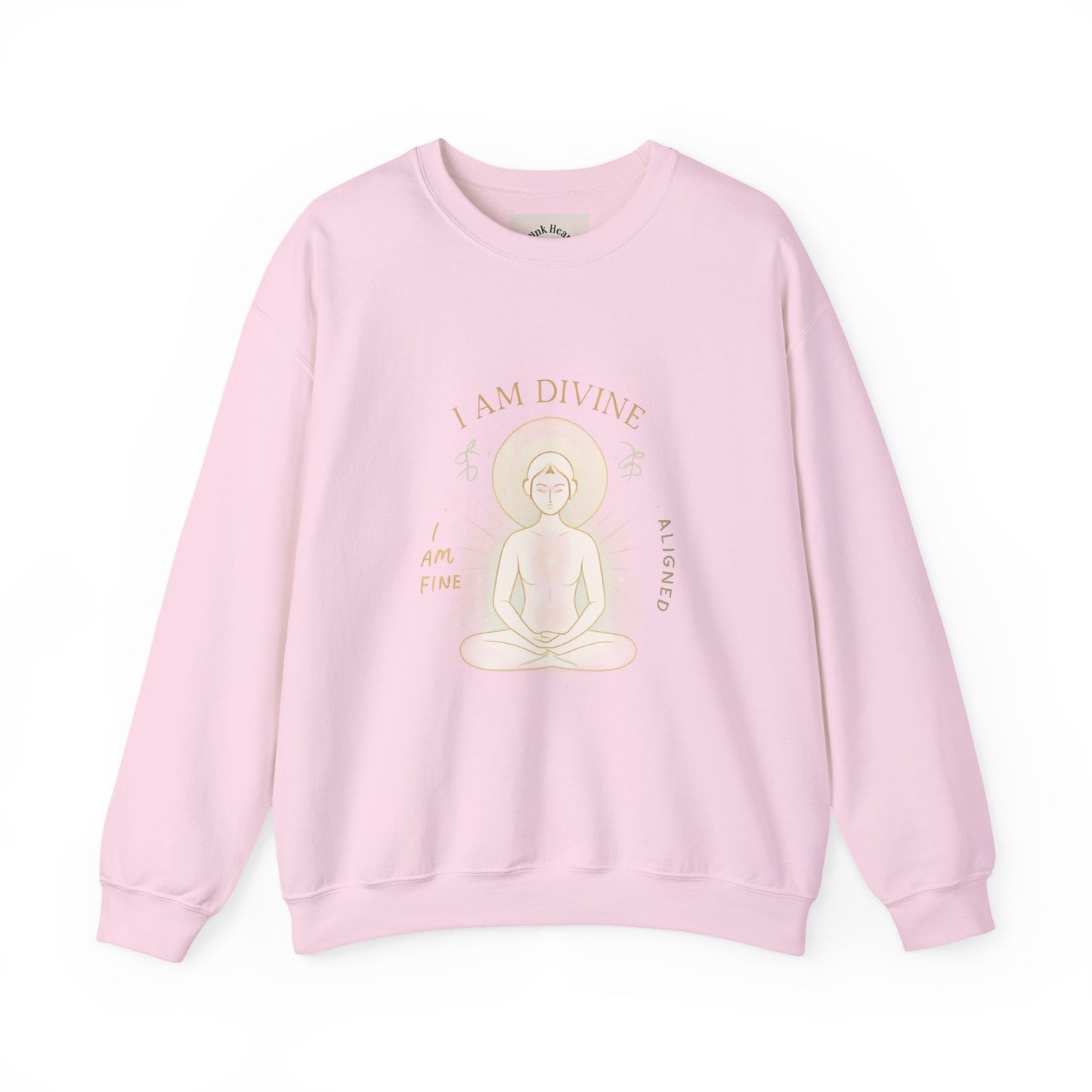 Affirmations Crewneck Sweatshirt - Divine Alignment Positive Mindset