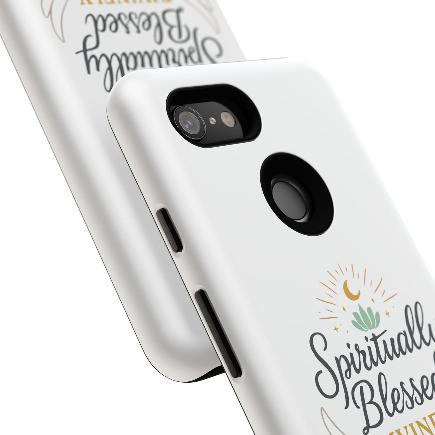 Custodia per telefono Spiritually Blessed — "Divinamente guidato, protetto e supportato"