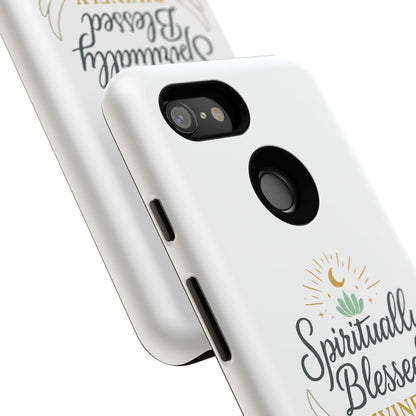 Custodia per telefono Spiritually Blessed — "Divinamente guidato, protetto e supportato"