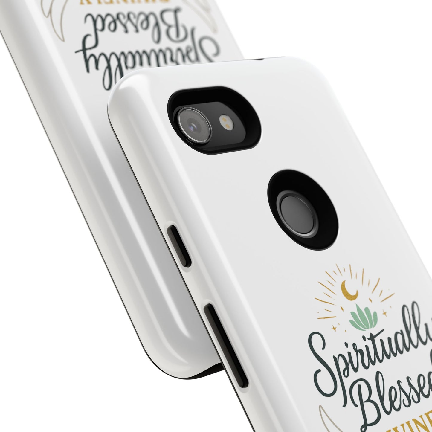 Custodia per telefono Spiritually Blessed — "Divinamente guidato, protetto e supportato"