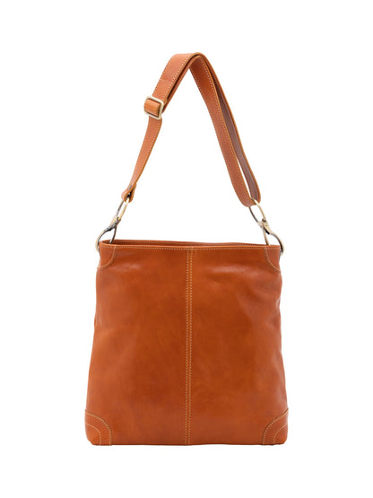 Borsa a spalla da donna In Vera pelle Made in Italy 32x32x11 cm