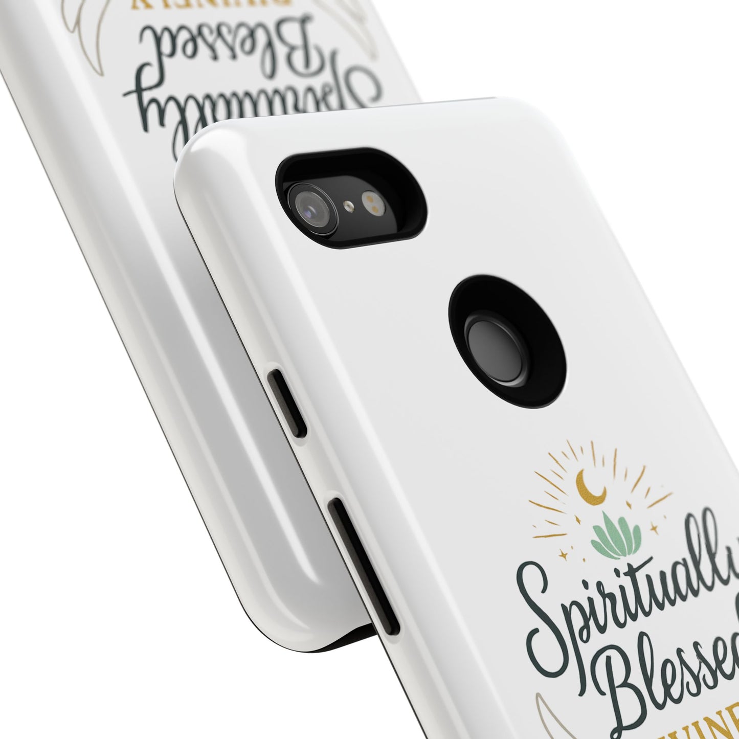 Custodia per telefono Spiritually Blessed — "Divinamente guidato, protetto e supportato"